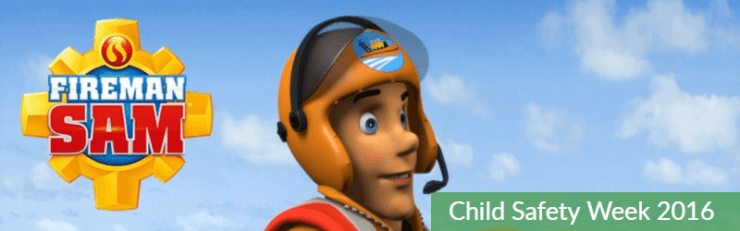 Fireman Sam child safety week